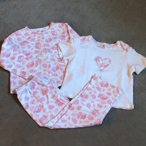NWOT Absorba Vintage Rose Flower 3-piece set 24m